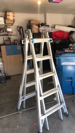 Werner 26-ft Aluminum 300-lb Telescoping Type IA Multi-Position Ladder