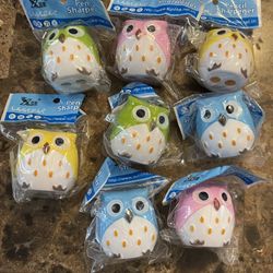 Pencil Sharpners So Cute Owls Pack Of 8