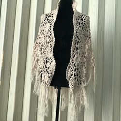SHAWL,CROCHET HAND MADE