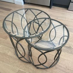 Glass Top - End Tables 