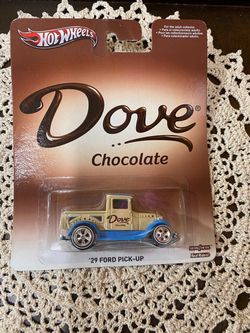 HOT WHEELS-DOVE CHOCOLATE BLUE AND WHITE 1929 ford pick up