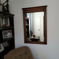 Vintage  Mirror Wood Frame
