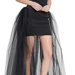 Black Tulle Skirt 