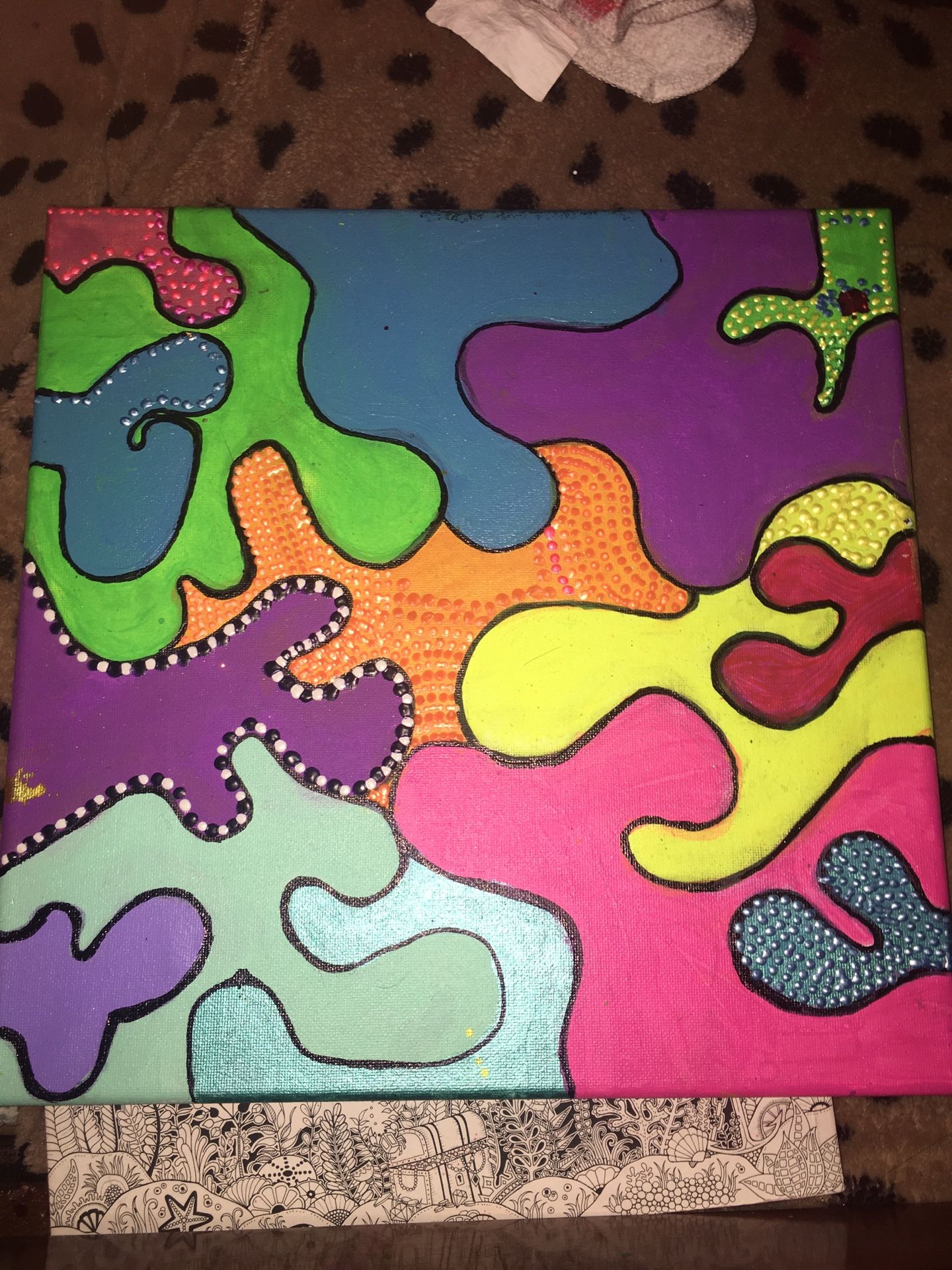 ACRILIC ABSTRACT painting
