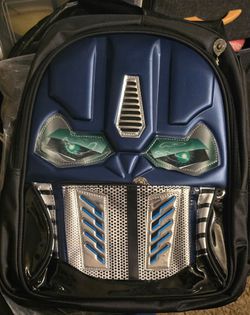 Kids Backpack for Boys Ages 3D Mecha Cartoon School Bookbag for Kindergarten Elementary Durable Wate