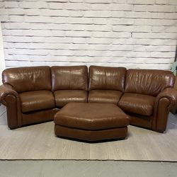 Rapallo Top Grain Leather Sectional