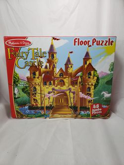 Melissa and doug fairytale castle floor puzzle