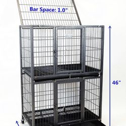 Dog Pet Cage Kennel Size 31” Two Tiers New In Box 📦 