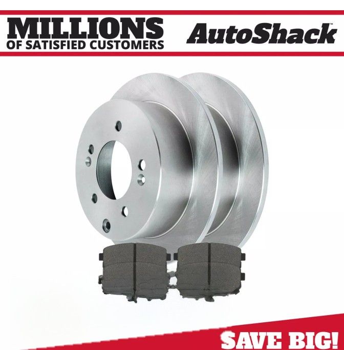 Rear Break Rotor And Pads For Kia Forte Koup 2010-2013
