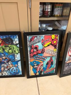 Marvel Comics Framed Wall Art Posters