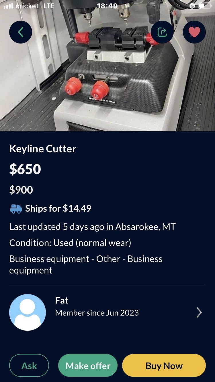 Key Machine Buyers Beware Of This Scammer