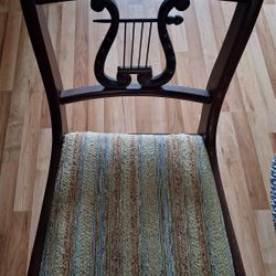 Rare Antique Harp Back Chair