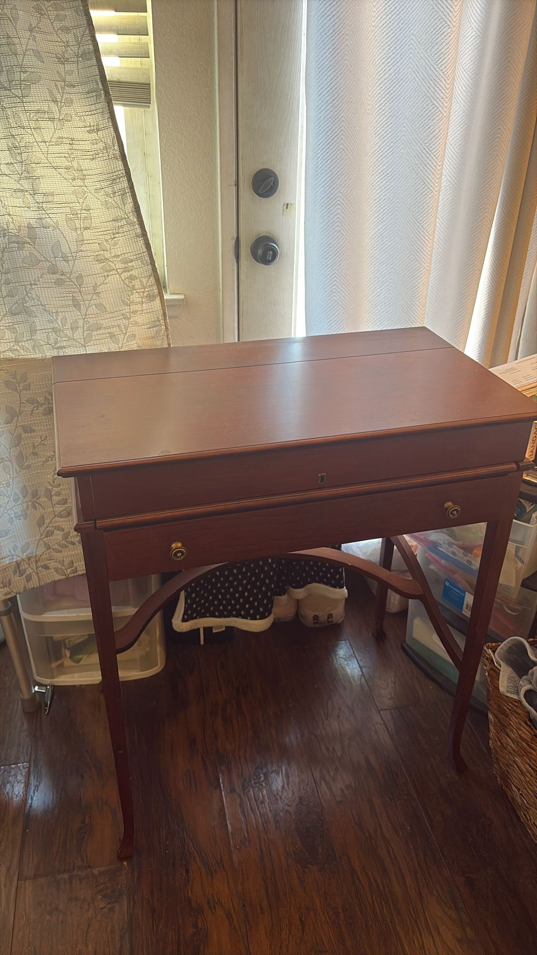 Vintage Wood Security Desk