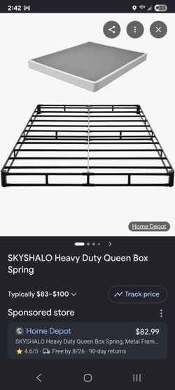 SKYSHALO Heavy Duty Queen Box Spring