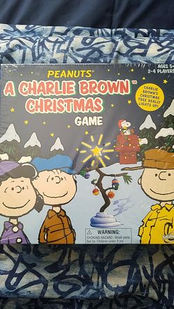 Unopened "Peanuts... A Charlie Brown Christmas Game" board set