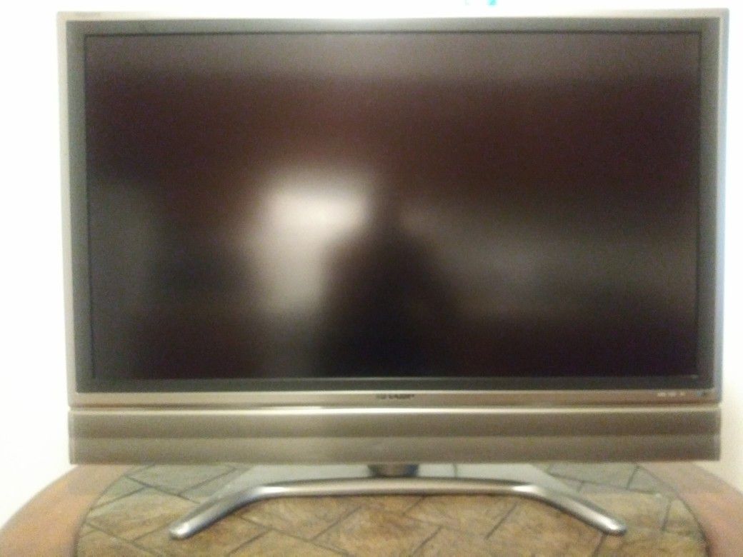 Sharp ultra HD flat screen tv.