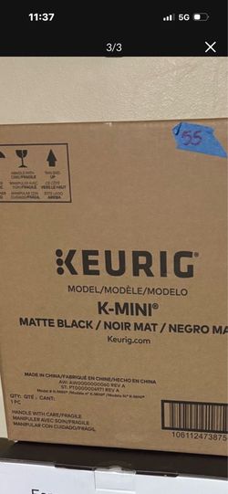 New Keurig  Single serve matte black