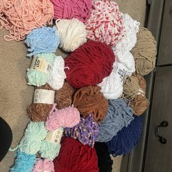 Chenille Yarn Lot
