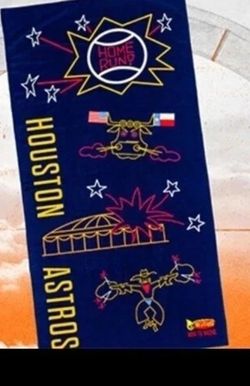 Houston Astros Astrodome Throwback Retro Beach Towel  SGA 