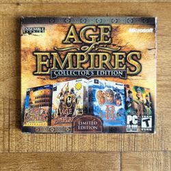 Vtg 2006 Age of Empires Limited Edition Collector's Edition CD PC Game