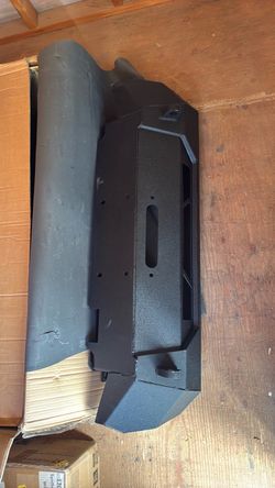 Front bumper winch mount insert