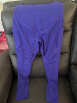 Purple Maternity Leggings