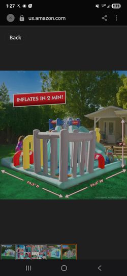 Inflatable water park
