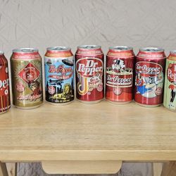 Dr. Pepper Collectible Cans