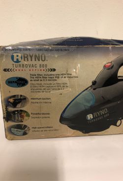 Ryno Turbo vac 800. 800 watt turbo vac and blower