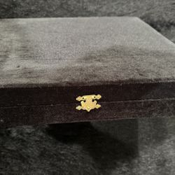 Black Velvet Suede Big Elegant Case/Box
