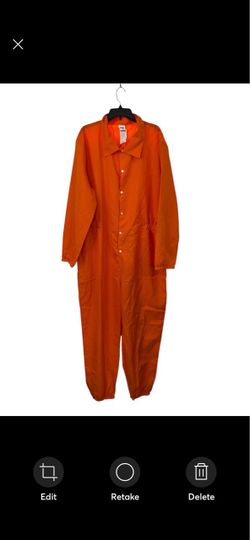 Adult Unisex Prisoner Jumpsuit Size XXL