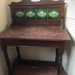 Antique Wash Stand Table 