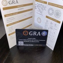 Moissanite Stud Necklace(p.5) Carat