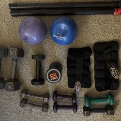 Home Workout Weights Set (2–10 lbs) – Great Condition!
