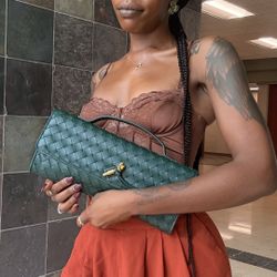 Make me an OFFER! BOTTEGA VENETA Women's Intrecciato Leather Clutch