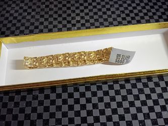 925 silver bracelet that's 14 karat gold plated jewelry