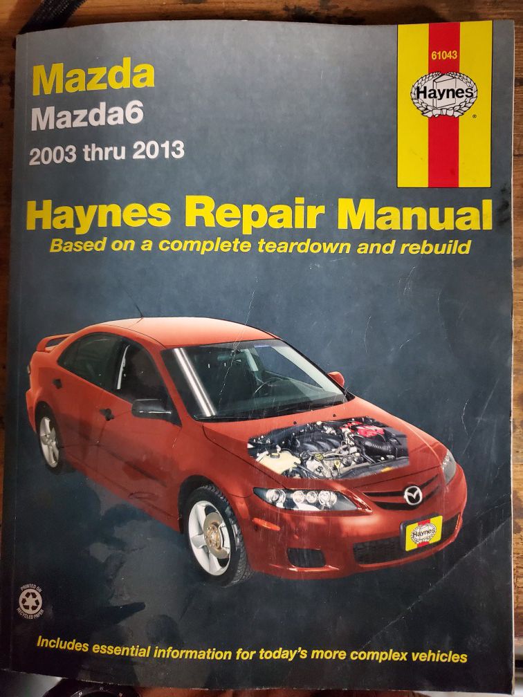 Mazda 6 haynes repair manual