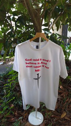 Gildan White Christian Graphic T-Shirt