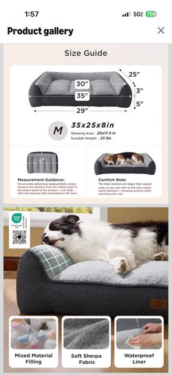 Bessie Orthopedic Dog Bed