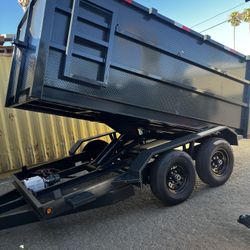 Scissor Lift Dump Trailer