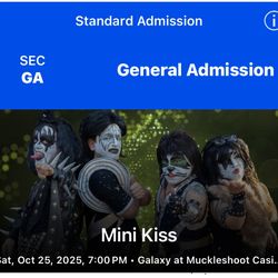 Mini  Kiss.  4 Tics