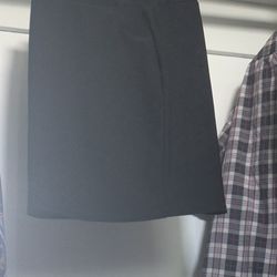 Black Business Skirt Pockets Included LARGE
