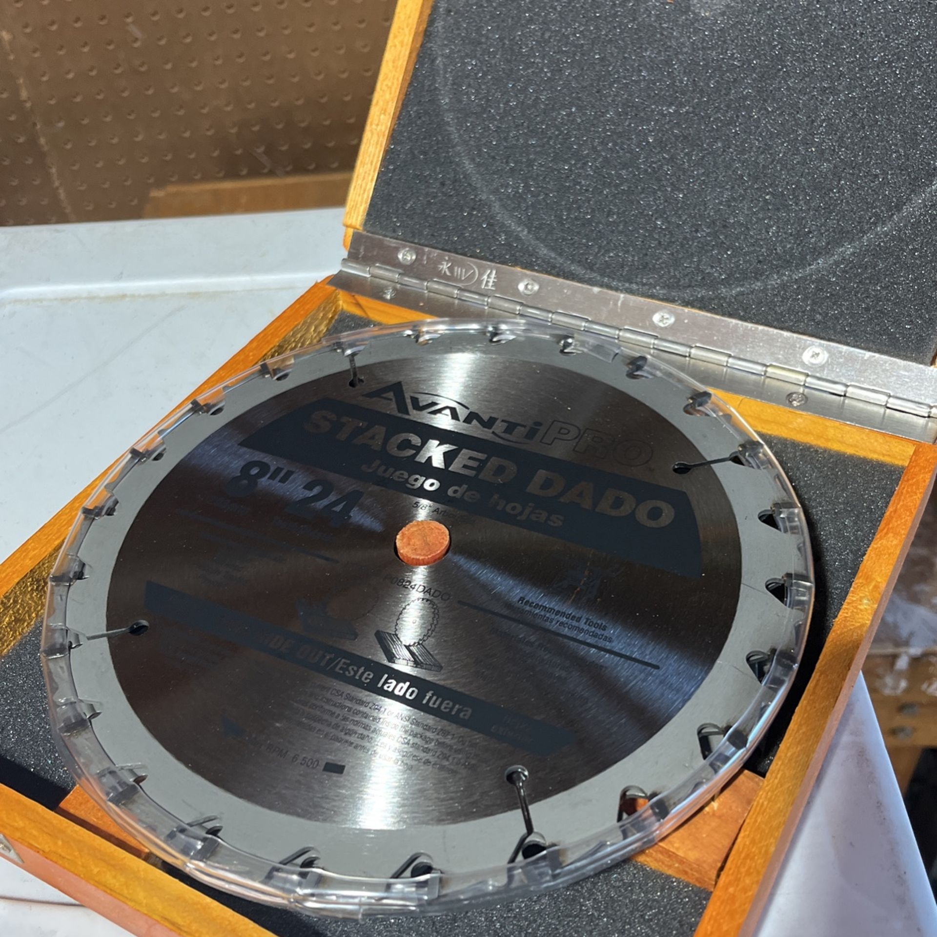 Avanti Pro 8 in. x 24-Tooth Stacked Dado Saw Blade Set