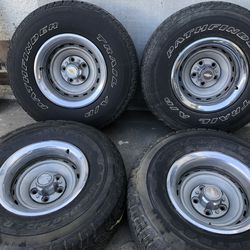 15” Rally wheels 5x5 Chevy Gmc obs C10 Projects Shortbed Longbed Suburban 15x8