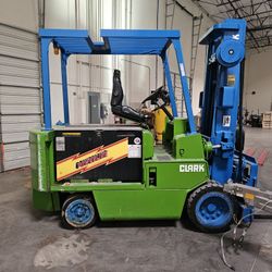 1993 Electric Forklift With Charger. 12000 Lbs Capacity