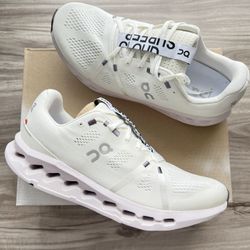 Size 13 Men’s- ON Cloudsurfer White Frost