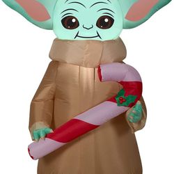 Baby yoda Christmas Inflatable 3.5 ft