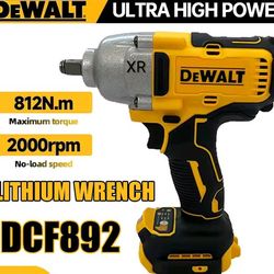 ON SALE. TOOL ONLY. HIGH IMPACT DEWALT DCF892 IMPACT WRENCH.