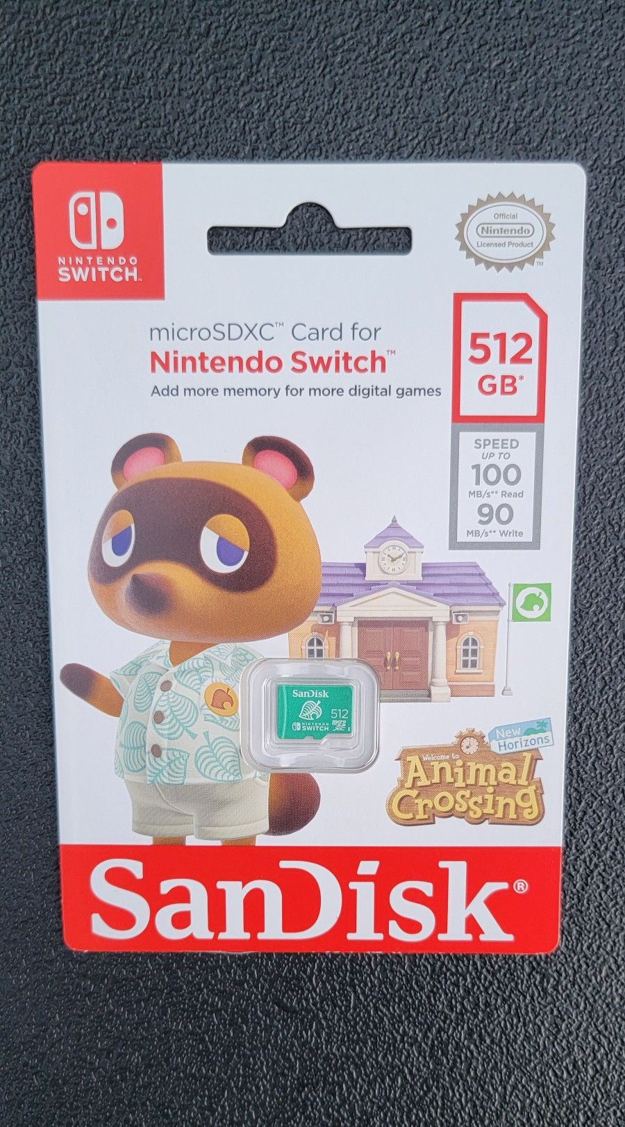 Nintendo Switch microSDXC Card 512GB for SanDisk New Animal