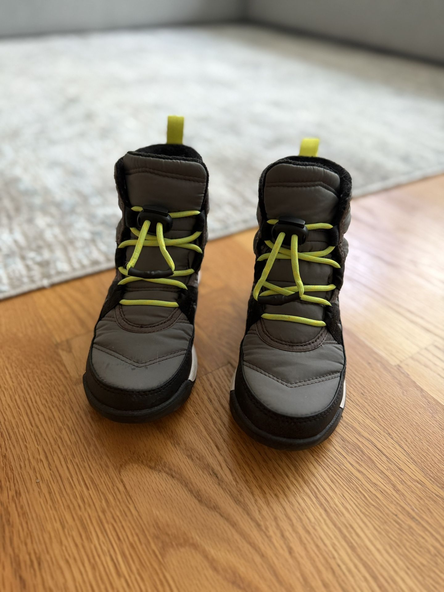 Sorel Boy Kid Winter Boots 13 Size Grey Color